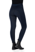Jezdecké zimní legíny HKM Cosy II Style se silikonovým sedem, černá