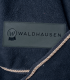 Fleecová odpocovací deka Waldhausen Modern Rose - s křížovým zapínáním, tmavě modrá/rosegold