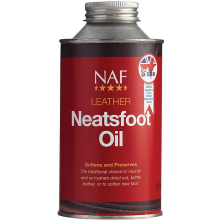 Neatsfood oil špičkový olej pro dlouhodobý lesk, pružnost a trvanlivost vašeho koženého vybavení