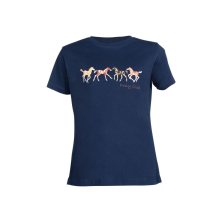 Dětské triko HKM Pony Club tmavě modré