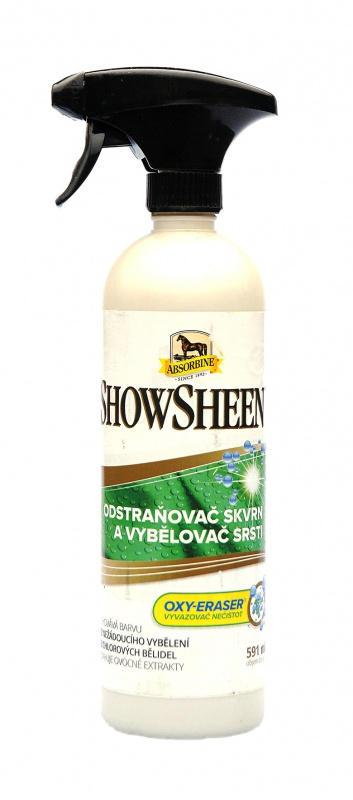 Odstraňovač skvrn a vybělovač srsti Absorbine ShowSheen bez chlóru