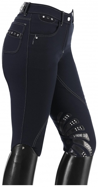 Jezdecké rajtky EasyRider X-GRIP, tmavě modrá