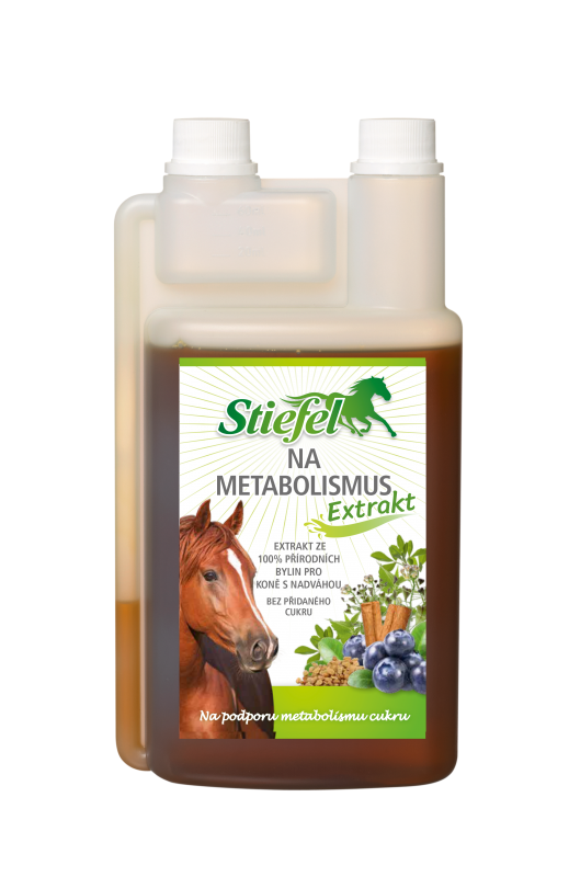 Tekutý bylinný extrakt Na hubnutí (metabolismus) - pro koně s nadváhou