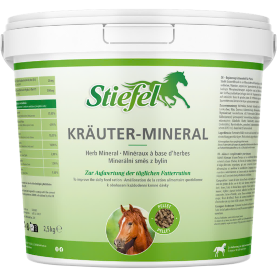 Minerální směs z bylinek pro koně Krauter-Mineral